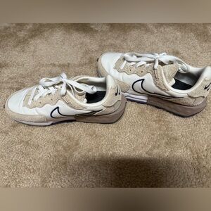 Nike Women's Athletic Shoes in White and Cream